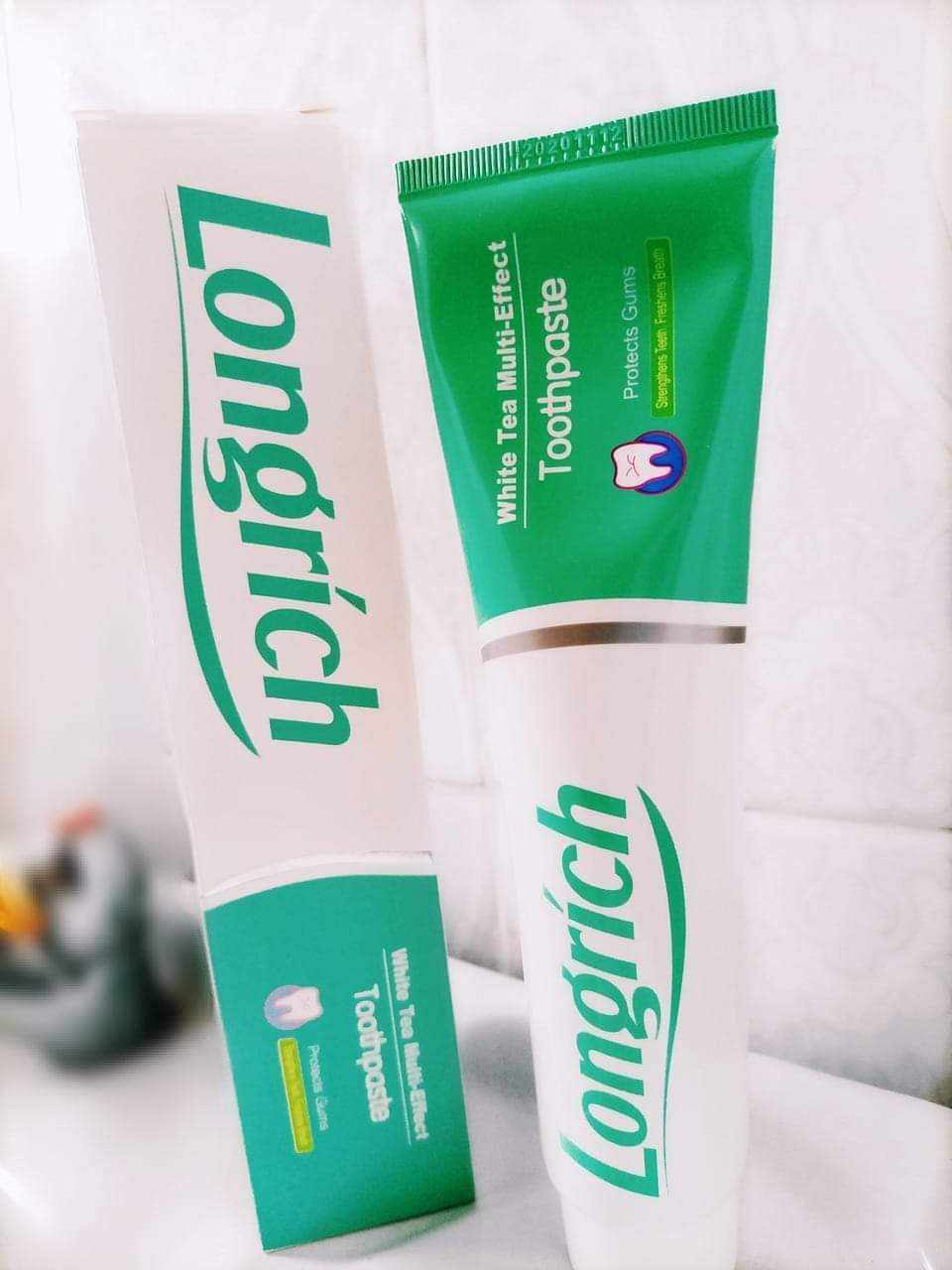 Pâte dentifrice au thé blanc de longrich 200g